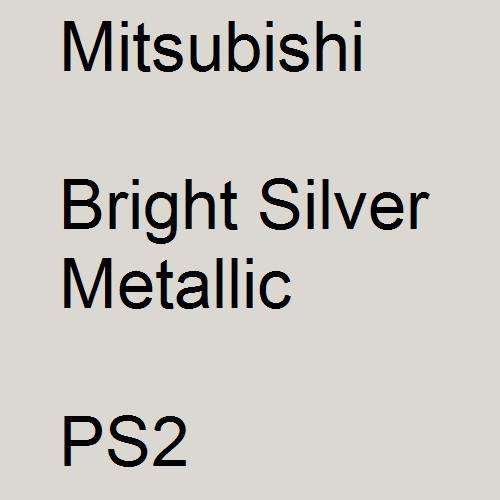 Mitsubishi, Bright Silver Metallic, PS2.